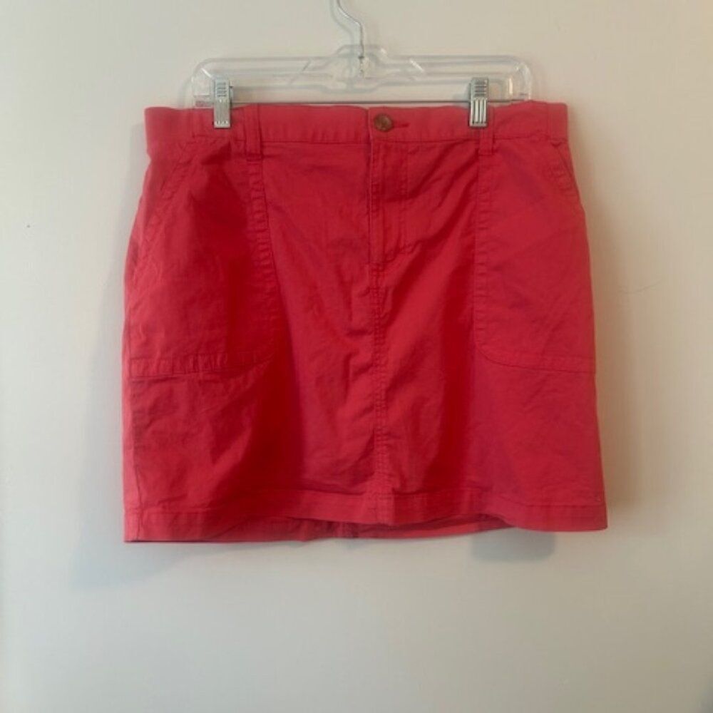 Lee Orange Reg Fit Mid Rise skort, size 16M